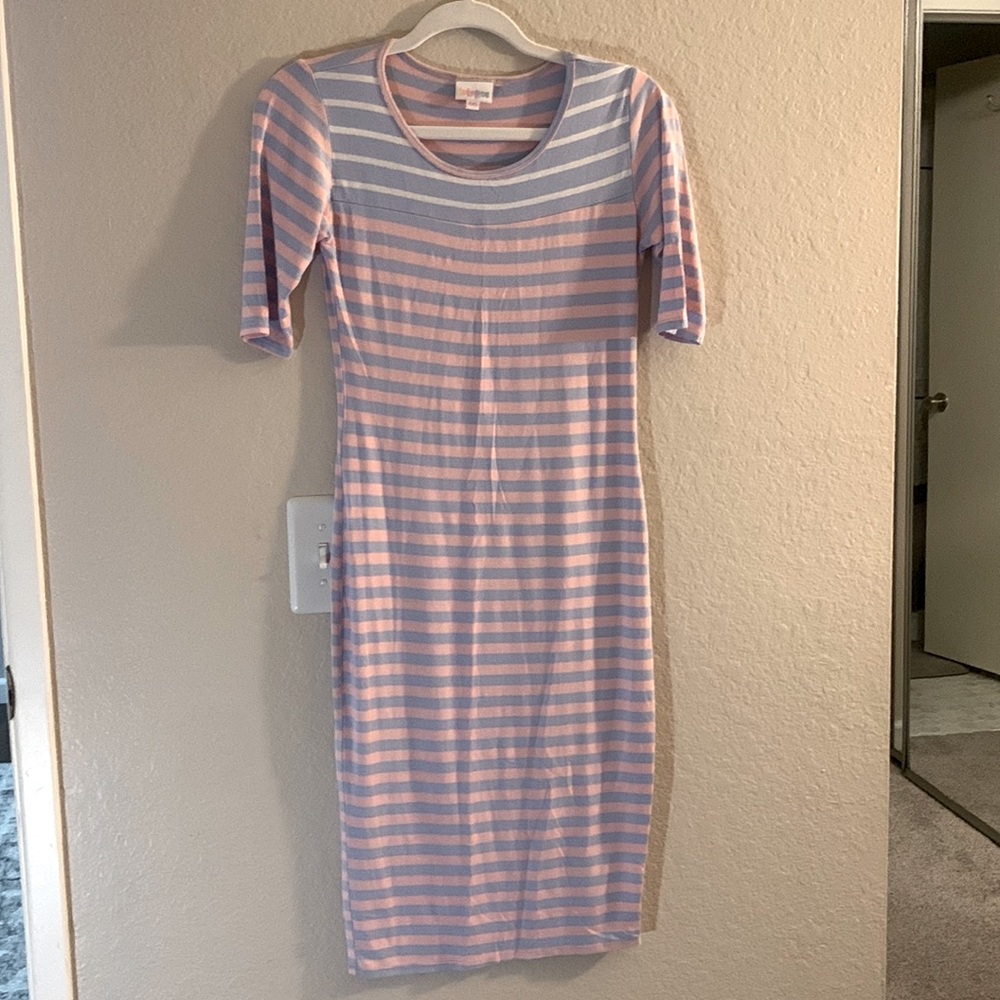 Lularoe Striped Julia Dress